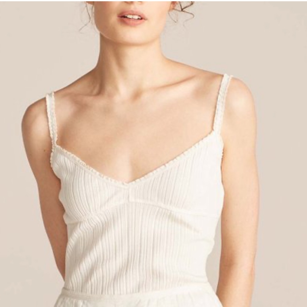 COPY - Rebecca Taylor Ribbed camisole NWT. Size M.